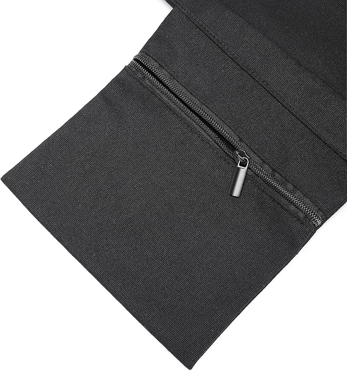 Moyaqi Canvas Tote Bag with Yoga Mat Carrier Pocket Carryall Shoulder Bag for Office, Workout, Pilates, Travel, Beach and Gym