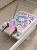 Pilates Reformer Machine Mat 1.5mm Thin, Strong Fit, Sweat-Absorbent, Non-Slip, Foldable and Washable