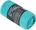 NUKURA 12’’ x 40’’, 450 GSM Sweat Towel, Extra Absorbency 100% Cotton Towel, Running, Neck Towel, Tennis, Camping, Turquoise