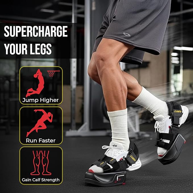 Jump Training System – Vertical Leap Speed & Agility Trainer Improves Foot & Ankle Strength Jump Shoes for Achilles & Plantar Fasciitis Relief