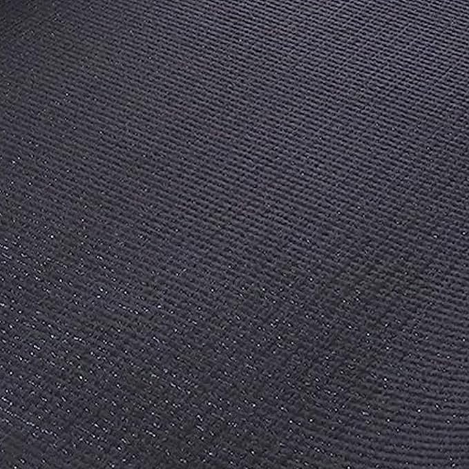 Signature Fitness All Purpose 0.25 Inch Thick High Density No Tear Exercise Yoga Mat with Strap & Lightweight Features for Indoor & Outdoor Use, Black