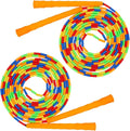 Supertrip Double Dutch Jump Rope Soft Beaded Jump Rope Long Jump Rope 16 FT, Jump Ropes For Women Adult Kids Adjustable Skipping Rope Long Enough for 4-5 Jumpers