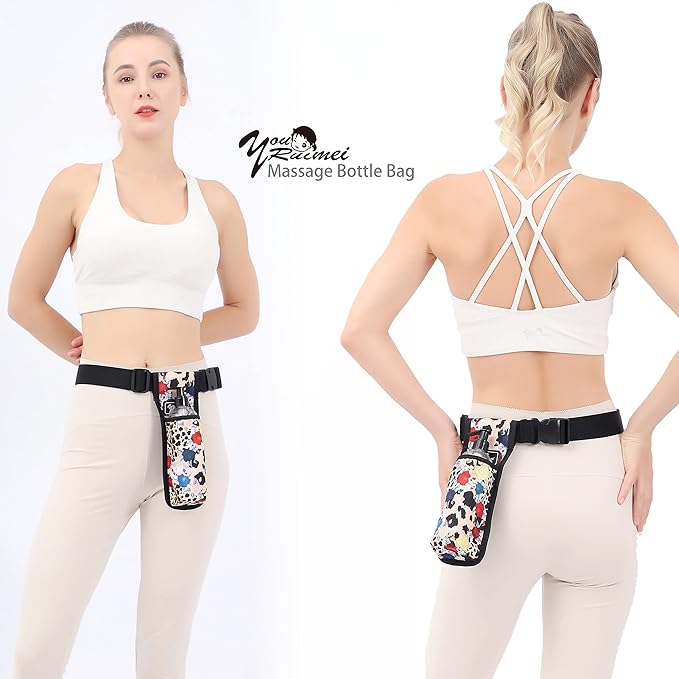 Massage Bottle Bag Massage Oil Bag Massage Therapist Holster Massage Lotion Holster Massage Oil Holster (1kdbaowen