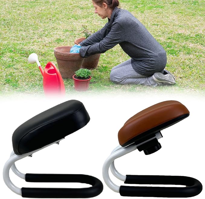Adjustable Height Meditation Kneeling Stool with Anti Slip Base & High Rebounds Sponge for yogas Prayer Postures