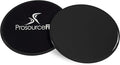 ProsourceFit Core Sliding Exercise Discs, Dual-Sided Sliders for Use on Any Surface at Home or Gym for Full-Body Workouts, Set of 2