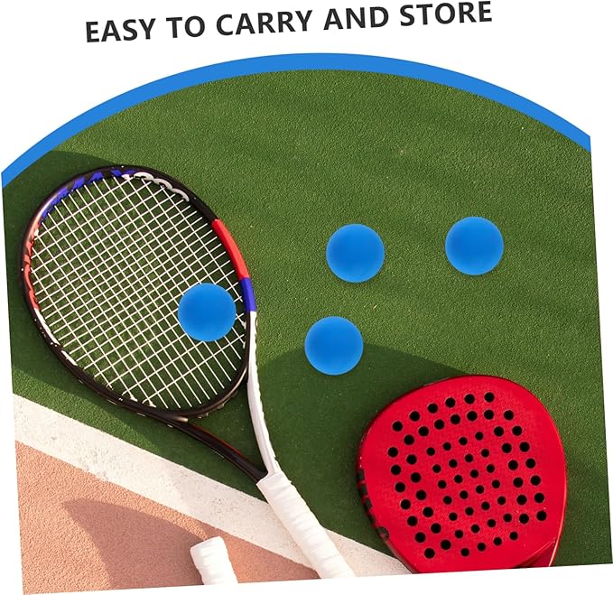 POPETPOP Bouncy Balls for Rubber Squash Training Balls for Reaction Improvement Coordination Practice Party
