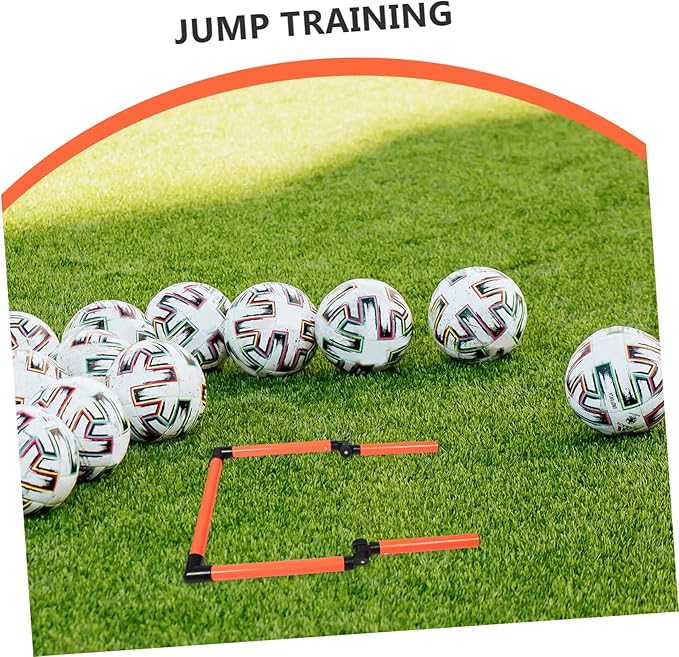 Agility Jump Hurdle Football Basketball Training Speed Enhancement Sturdy PVC Construction