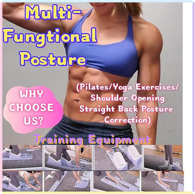Crawling Training Machine Spine Twist & Stretch Trainer Effective Waist & Spine Workout, 3 Adjustable Height LED Counter 230kg Capacity,Detachable,for Full-Body Workout