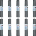 Hello Fit 10-Pack Yoga Mat, 68" x 24" Non Slip Exercise Mat, 4mm Thick Gym Mat for Fitness and Stretching, Bulk Non Toxic Yoga Mats for Schools and Studios