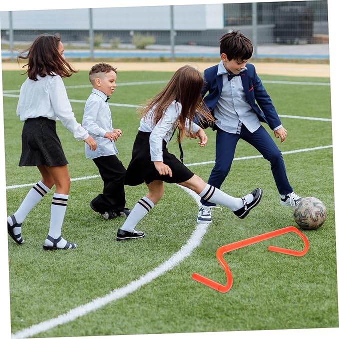 High Agility Training Hurdles Portable Speed Hurdle for Indoor Outdoor Football Soccer Practice Enhances Jumping and Pedaling Skills for Youth Sports