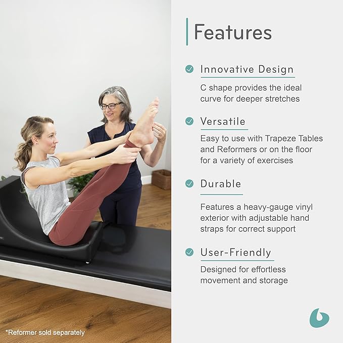 Balanced Body C-Shaper Pilates Teaching Tool, Pilates Accessory for Ab Exercises, Pilates Equipment for Home Workouts and Professional Studio Use