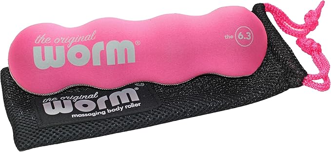 The Original Worm-Combines Massage Balls & Foam Roller for Neck, feet, Back, Shins, Calves, HIPS, Glutes. Portable. Great Travel Roller for Plane and car. Easy to use.