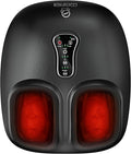 COMFIER Shiatsu Foot Massager with Heat,Vibration,Rolling Compression,Feet Massager for Plantar Fasciitis,Neuropathy Pain,Home Office Use,Fits Size up to 13IN,for Dad,Mom