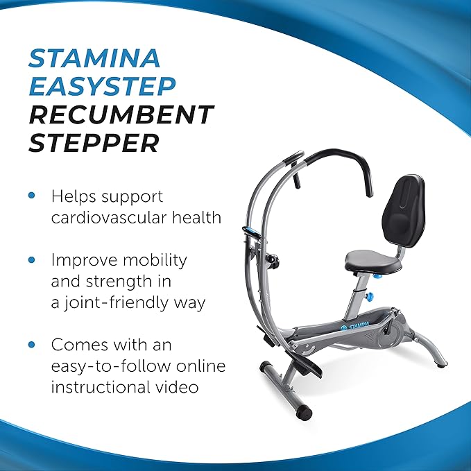 Stamina Products Folding Stepper with Monitor