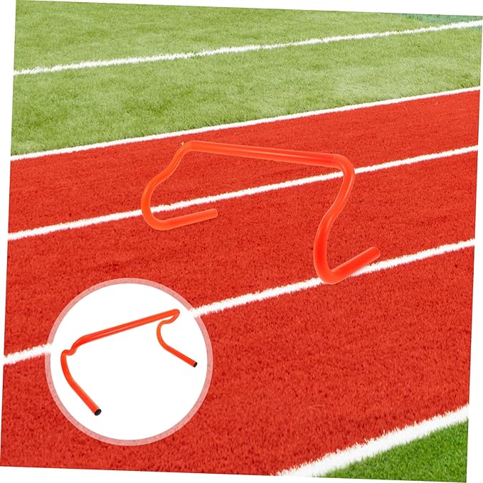 Toyvian Portable Detachable Hurdles for Agility Training Lightweight PVC Jumping Hurdle Set Speed Training Equipment for Football and Soccer Outdoor Fitness