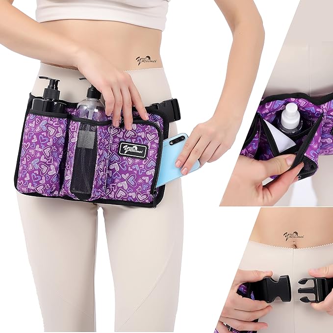 Massage Bottle Bag Massage Oil Bag Massage Therapist Holster Massage Lotion Holster Massage Oil Holster (3kd-ZiXin