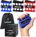 Finger Strengthener - Finger Exerciser for Forearm and Hand Strengthener - Hand Grip Workout Equipment for Musician, Rock Climbing and Therapy