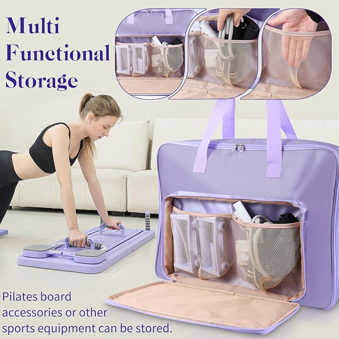 Storage Bag for Pilates Board Pilates Board Organizer Portable Shoulder Gym Bag for Outdoor Exercise Home Storage