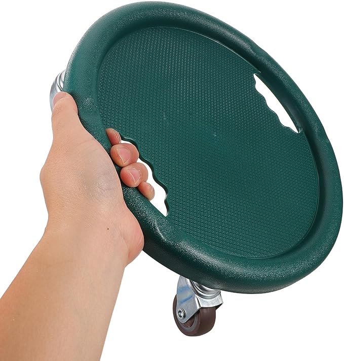 DOITOOL Ab Roller Wheel Fitness Equipment 4-wheel Silent Core Workout Abdominal Trainer Green for Home Gym Strength Training