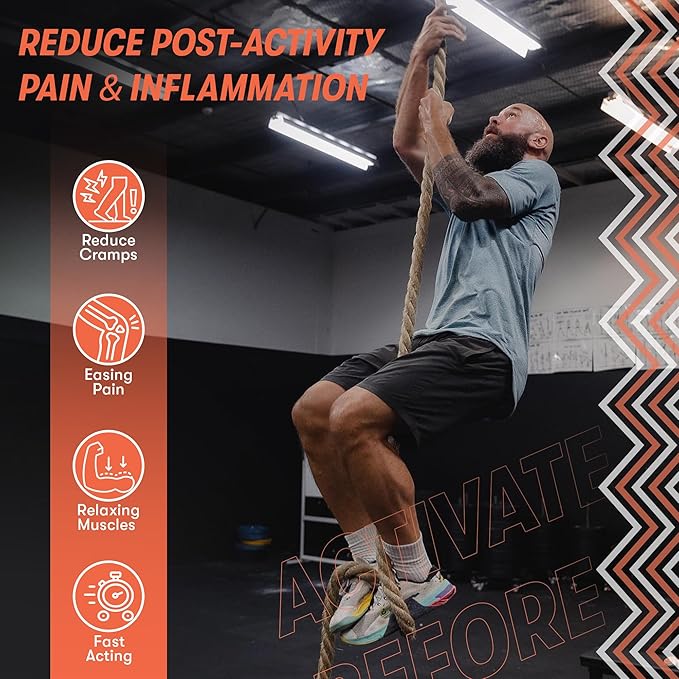 Activating Muscle Rub Oil Pre-Activity – 4oz Oil w/Cayenne, Black Pepper, Arnica, Comfrey & Oils for Muscle Activation, Helps Boost Circulation & Recovery – for Athletes & Active Lifestyles
