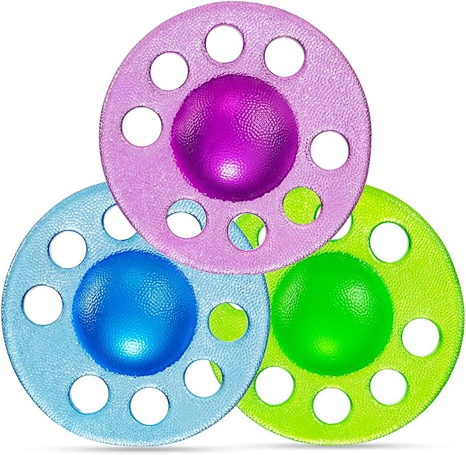 Serenily Grip Strength Trainer Finger Stretcher Hand Exercisers for Therapy Finger Extension Exerciser for Carpal Tunnel Hand Grips for Strength Training Finger Strengthener - 3 Piece Finger Exerciser
