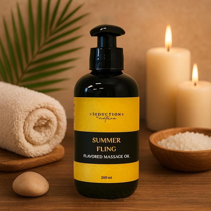 Vegan Massage Oil for Body – Plant-Based Body Oil for Moisturizing, Relaxation, Deep Tissue and Aromatherapy Massage