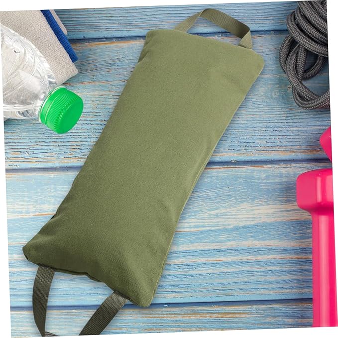 UPKOCH Weightlifting Sandbag for Yoga Exercise Canvas Fitness Bag Leg Slimming Workout Portable Empty Fitness Hanging Pouch