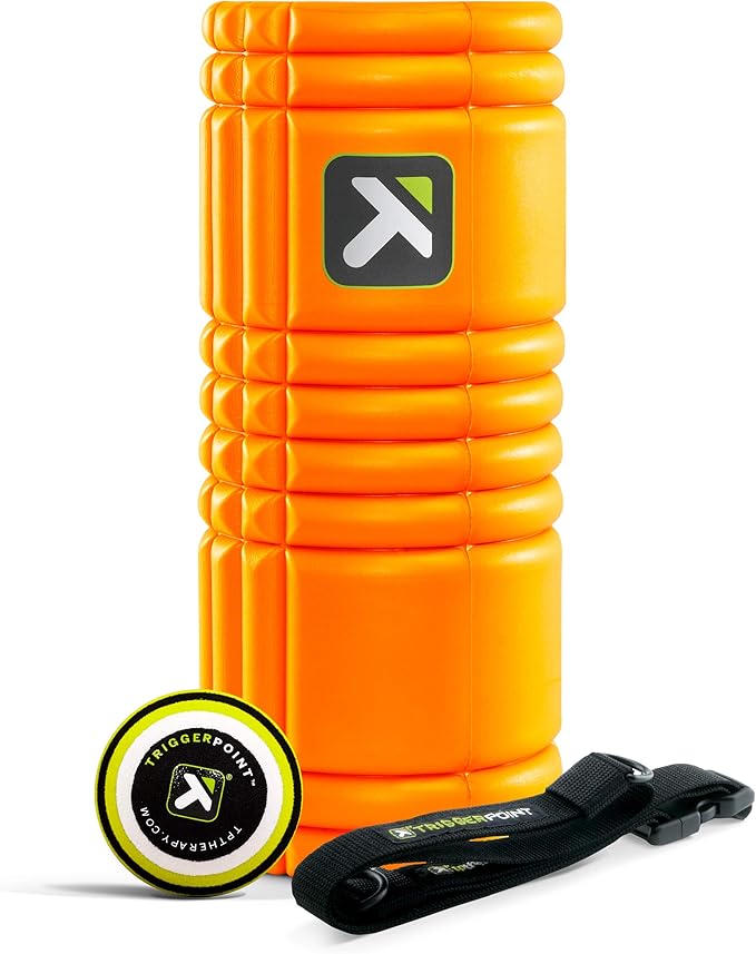 TRIGGERPOINT Performance Therapy Mobility Kit with Grid Foam Roller, MB1 Massage Ball, and Grid Strap
