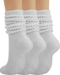 BomKinta Pilates Socks with Grips for Women - Yoga Grippy Slouch Scrunch Sock - Slipper Socks for Barre Workout Hospital