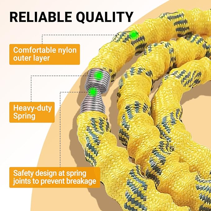 Soft Fitness Spring Hoop for Women Weight Loss, 3.3 lbs Weighted Exercise Infinity Hoop, Foldable and Portable Hula Circle Hoops for Home Travel