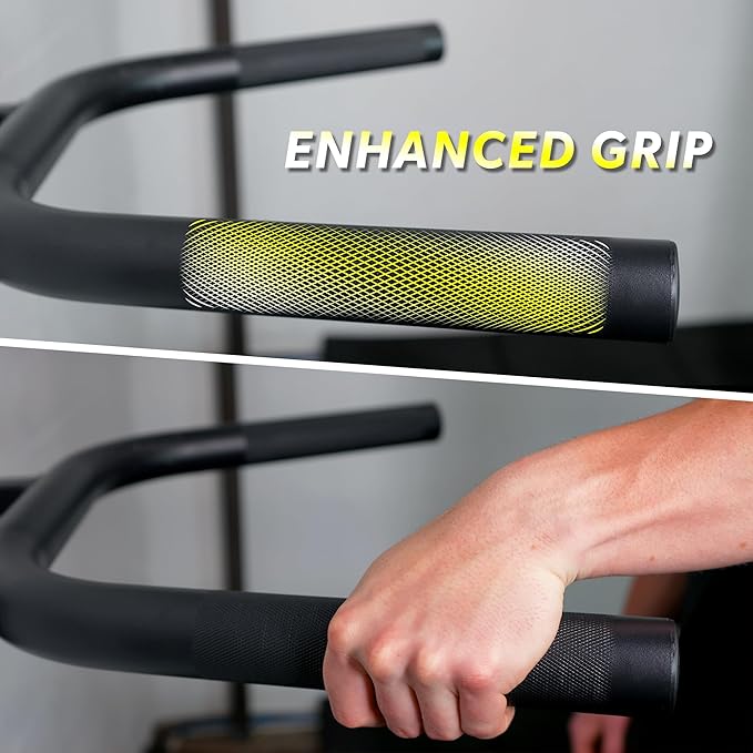 Valor Fitness Wall Mounted Dip Station - Foldable Triceps Dip Bars with Padded Handles for Home Gym Upper Body Strength Training - Supports Up to 400 lbs