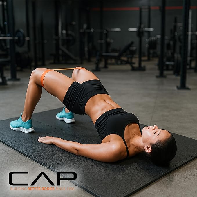 CAP Puzzle Exercise Mats | 3/4” Thick EVA Interlocking Foam Tiles for Home Gym Flooring | Multiple Options