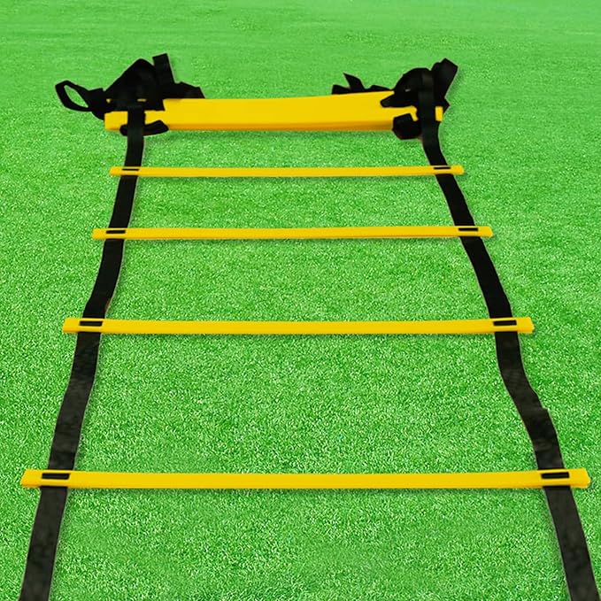 Agility Ladder Flexibility Speed Ladder, Sports Training Set,Fitness Jumping Ladder Footwork Sport Equipment,for Kids/Adults Outdoor Training(Size:3m)