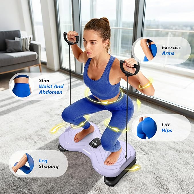 2025 New Waist Twister Machine Exercise,Waist Twister Fitness Tool with LCD Display& Resistance Bands for Core Exercise,300LB Home Gym Equipment for Slim Waist & Belly Fat