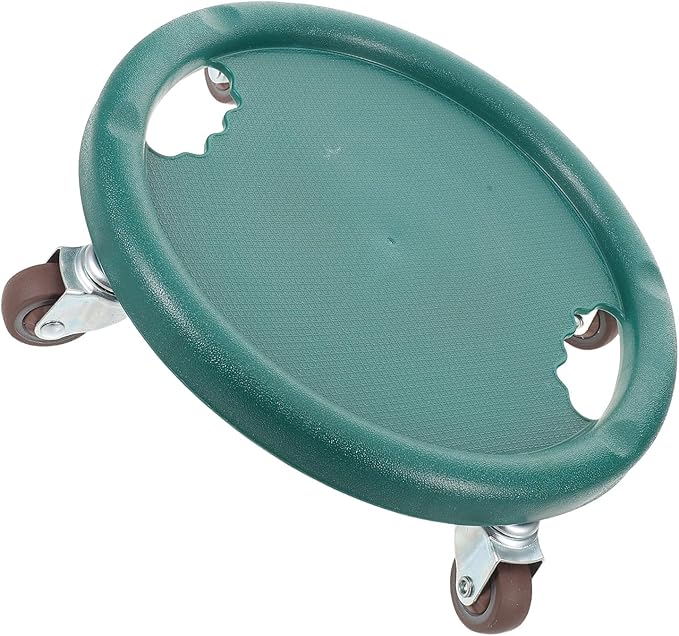 Ab Roller Wheel with 4 Silent Caster Wheels, Multifunctional Ab Core Roller Fitness Equipment, Green Waist Twisting Disc for Home Workout and Indoor Strength Training