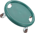 DOITOOL Ab Roller Wheel Fitness Equipment 4-wheel Silent Core Workout Abdominal Trainer Green for Home Gym Strength Training