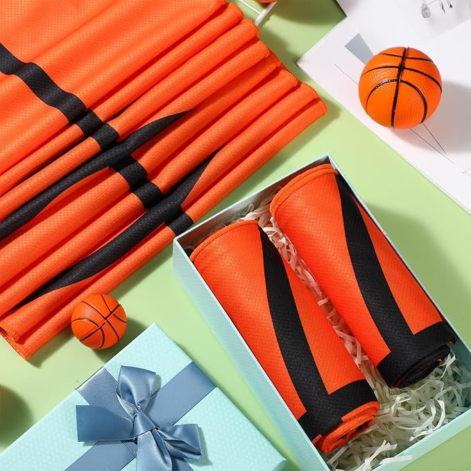 12 Pcs Cooling Towel Baseball Football Basketball Breathable Chilly Softball Soccer Ice Towel, 40"x12" Tennis Microfiber Accessories for Player