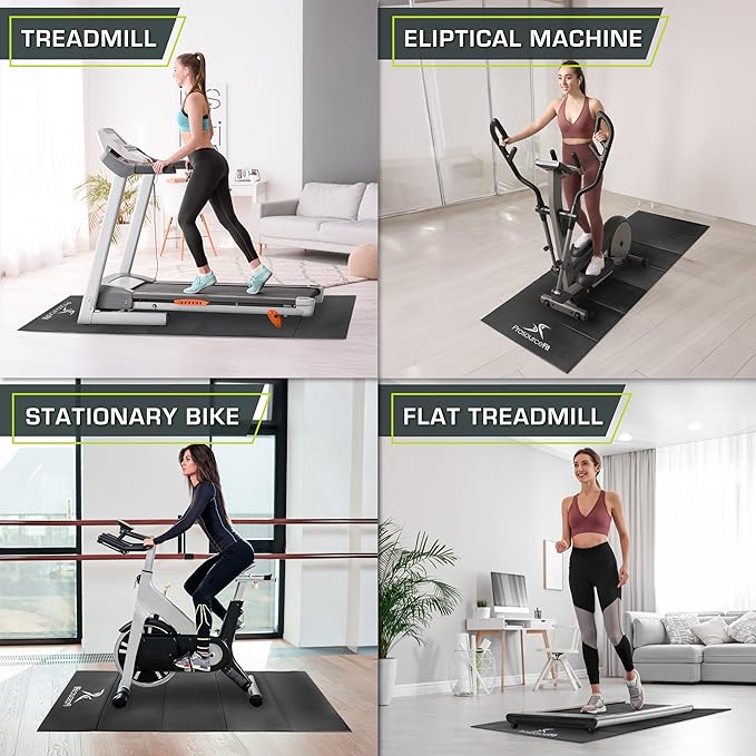 ProsourceFit Exercise Equipment & Treadmill Mat High Density PVC Floor Protector