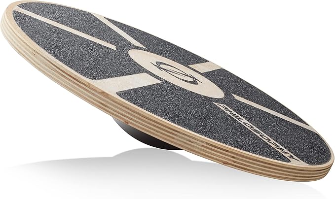 Philosophy Gym Wobble Board - Round Wooden Balance Board - Exercise Balance Trainer
