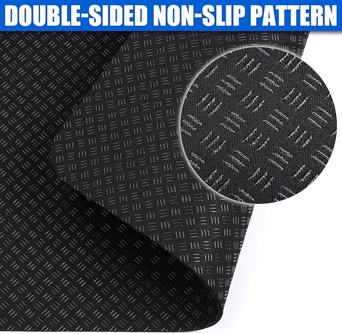TOBWOLF Non-Slip Workout Mat for Ellipse Leg Exerciser, Ellipse Machine Mat, Exercise Mat for Under Desk Ellipticals, Suitable for Electric Seated Foot Pedal Exerciser, Stability & Floor Protection