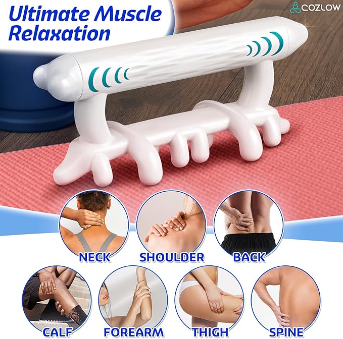 Fascia Massage Tool for Trigger Point Pain Relief - Myofascial Release Massager for Reduced Cellulite Appearance & Tight Muscle Knots - Deep Tissue Massage Nodes for Neck, Shoulder & Legs