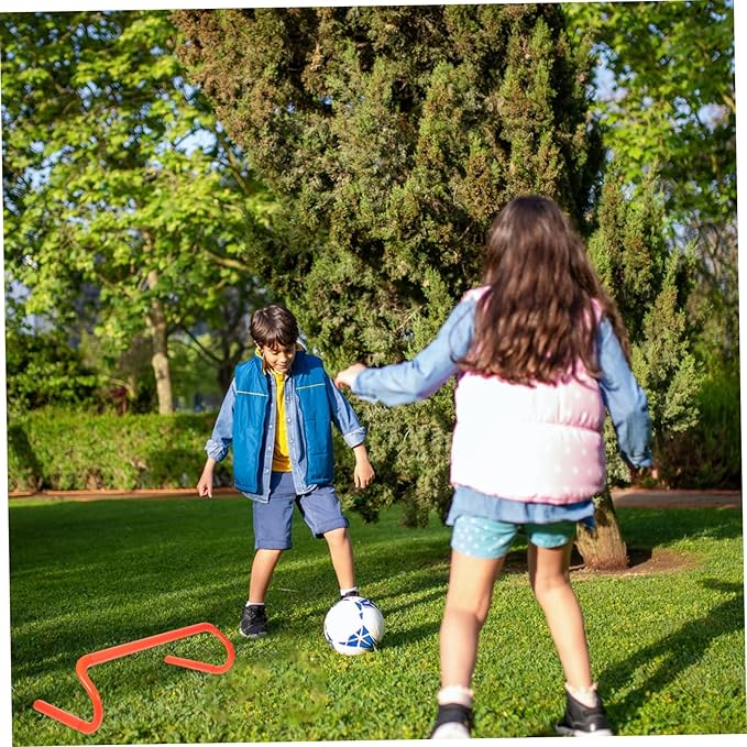 Agility Training Hurdles for Boy Girl Portable Soccer Training Equipment for Use Enhance Speed Coordination Balance for Young Athletes