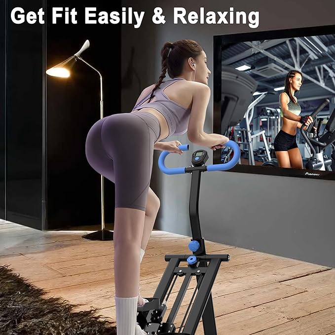Stair Stepper for Home, 265lbs Vertical Climber Machine for Full-Body Exercise, Resistance Home-Upgrade Climber Fitness Equipment with Stable Frame Adjustable Handlebar for Women Men