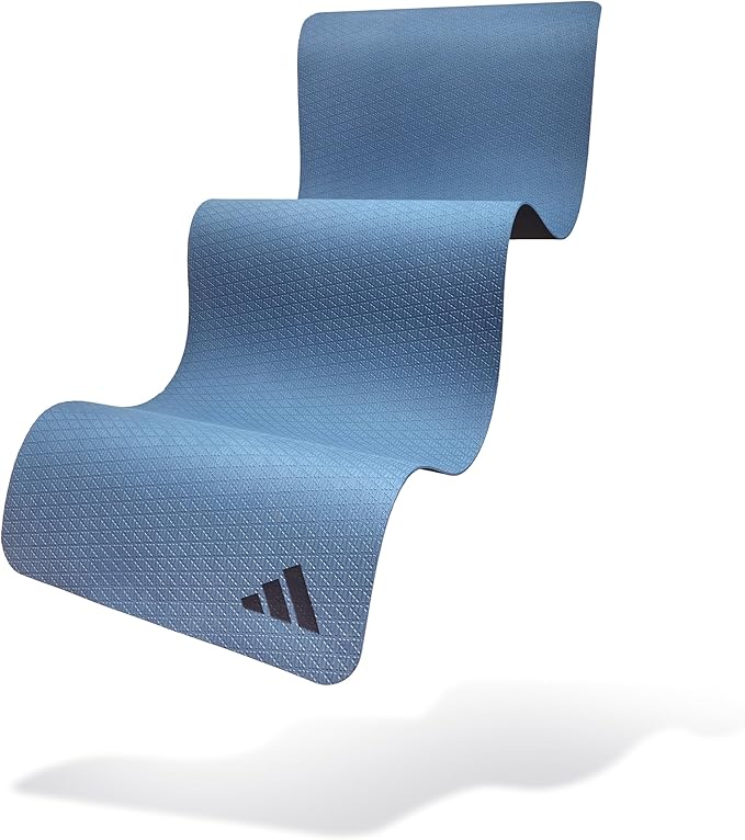 adidas Yoga Mat - Eco Friendly - Non Slip, Durable Textured Surface