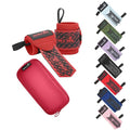 Professional Wrist Wraps, Heavy-Duty Support with Thumb Loop 18 Inch Pair for Powerlifting, Bodybuilding, Cross Training - Mesh carry pouch included (Red)