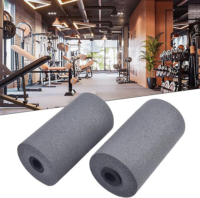 Foot Foam Pads Rollers Replacement for Leg Extension Attachments for Weight Bench and Home Gym Equipment, Fits Tube Diameter 22-25mm
