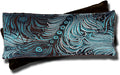 Candi Andi Handmade Luxe Serenity Eye Pillow - All-Natural Flaxseed & Lavender Scented – Weighted Eye Mask for Yoga, Meditation, Hot & Cold Therapy - Dark Turquoise - TEPL-DT