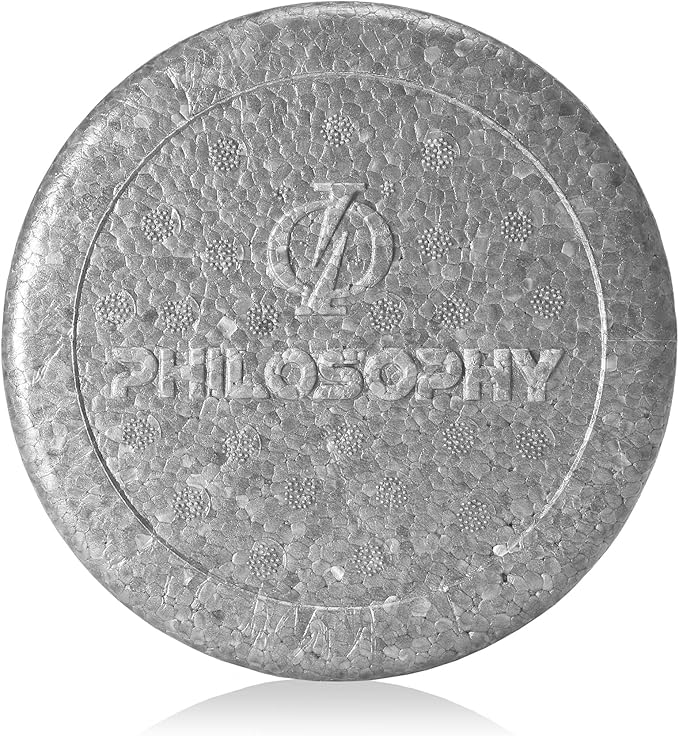 Philosophy Gym 18" High-Density Foam Roller for Exercise, Massage, Muscle Recovery - Round, Gray
