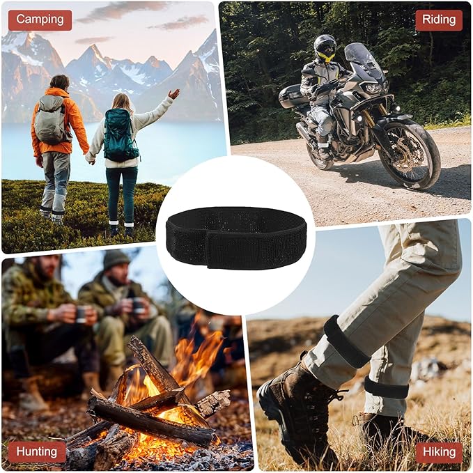 Boot Straps for Cowboy Boots - Cycling Safety Bind Pant Bands Use for Cycling & Jogging, & Camping - Adjustable Elastic Bike Ankle Leg Straps
