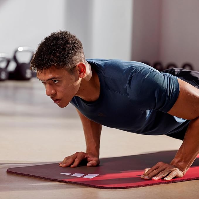 adidas Fitness Mat - Lightweight - Non Slip Yoga Mat, 7mm or 10mm